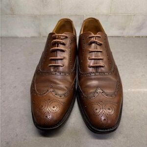 Classic Brown Leather Men's Dress Shoes